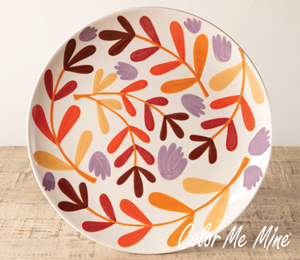 Norman Fall Floral Charger