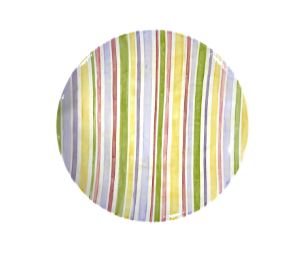 Norman Striped Fall Plate