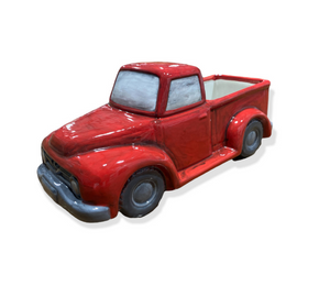 Norman Antiqued Red Truck