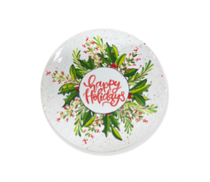 Norman Holiday Wreath Plate