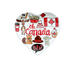 Norman Canada Heart Plate