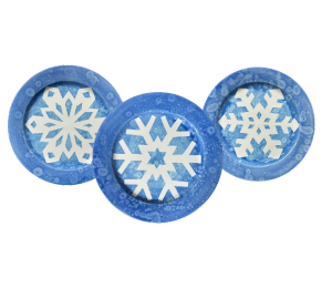Norman Paper Snowflake Plate