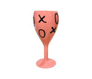 Norman XOXO Wine Glass